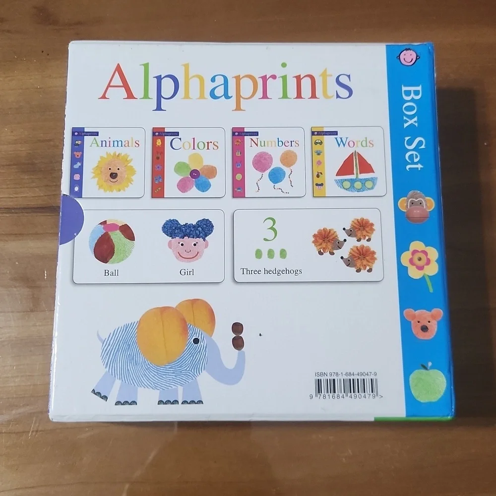 Alphaprints Kids Board Books Set of 4